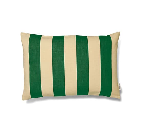 Striped tyynyliina vihreä