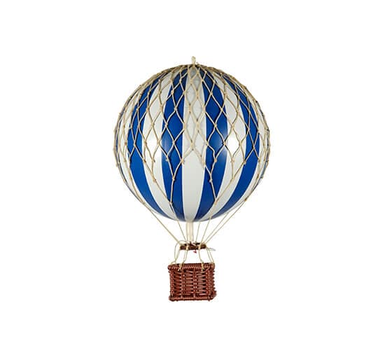 Travels Light Hot Air Balloon Blue/White – Authentic Models