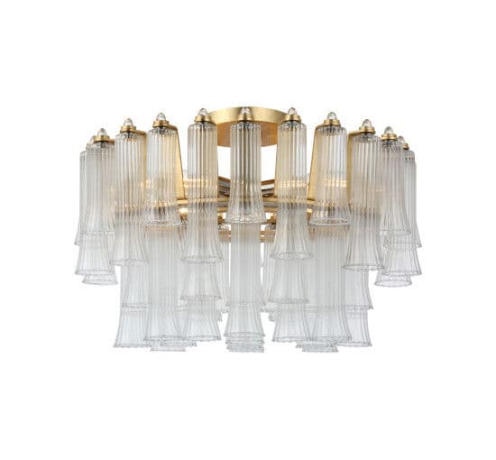 Lorelei 18" Semi-Flush Mount Gild