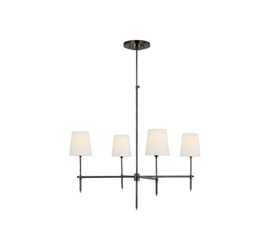Bryant Chandelier Bronze L – Visual Comfort