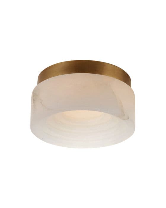 Otto 5" Solitaire Antique-Burnished Brass – Visual Comfort