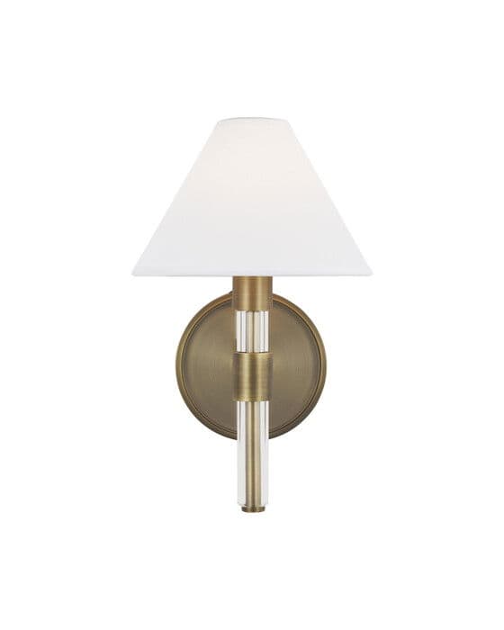 Robert Sconce Time Worn Brass – Visual Comfort
