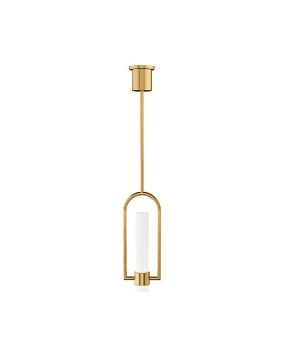 Calumn Pendant Natural Brass