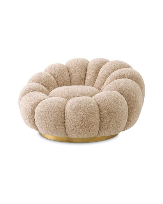 Mello swivel nojatuoli canberra sand