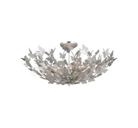 Farfalle Semi-Flush Mount Silver L – Visual Comfort