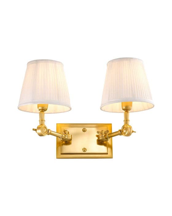 Wentworth seinävalaisin kaksinkertainen kulta/valkoinen – Eichholtz