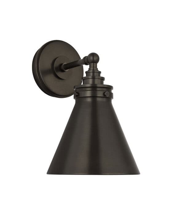 Parkington Small Single Wall Light Bronze – Visual Comfort