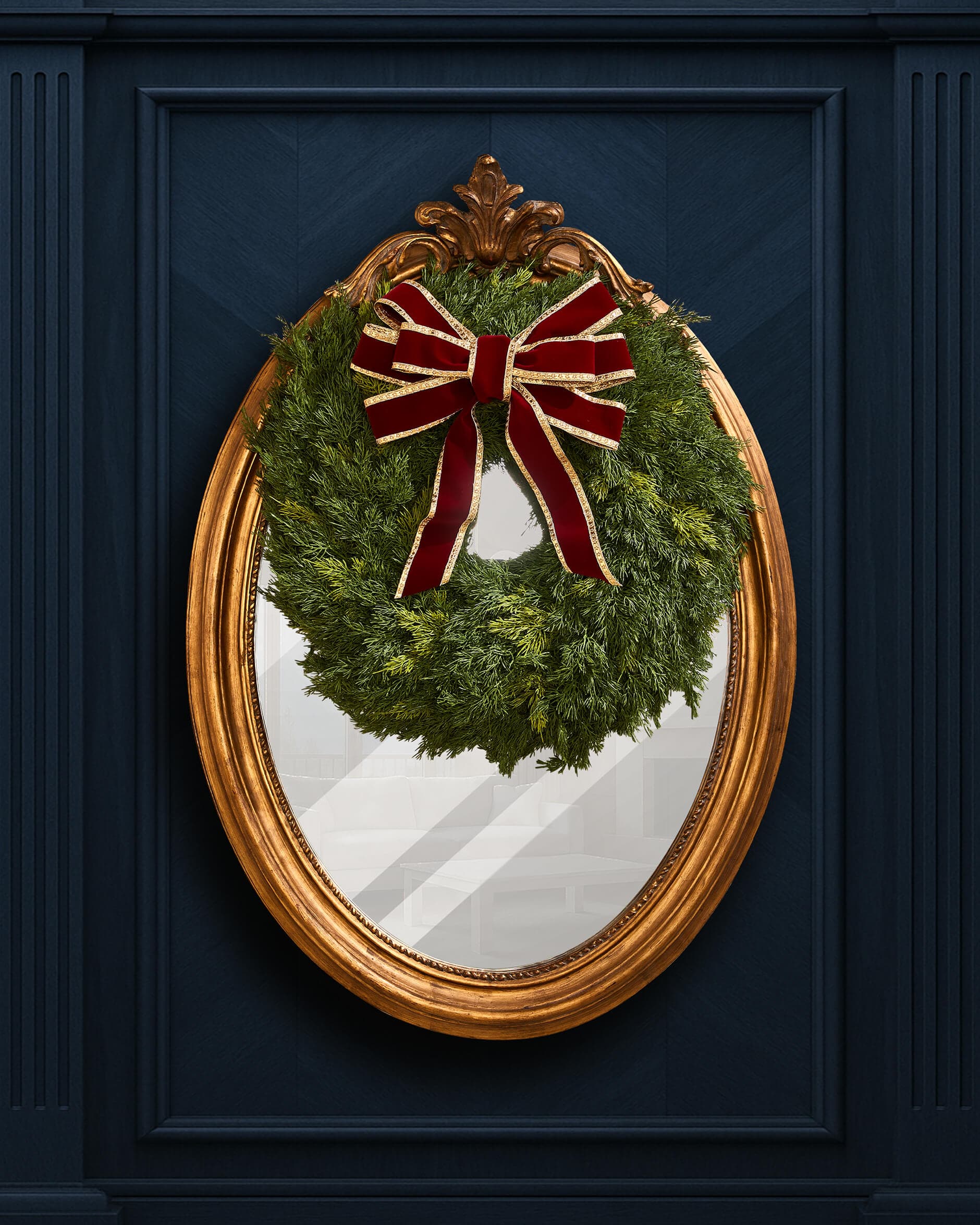 Sypressikranssi Ø70cm – Newport