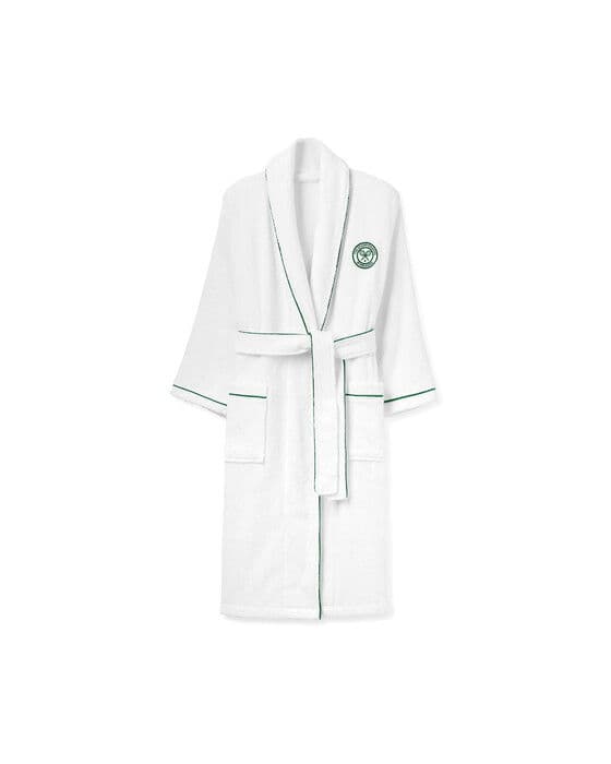 Wimbledon Baseline Robe White/Green – Wimbledon