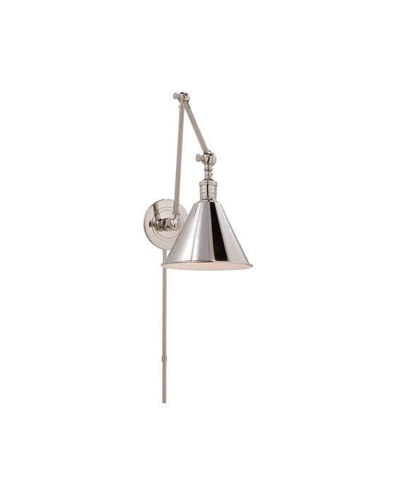 Double Boston Functional Library Light Polished Nickel – Visual Comfort