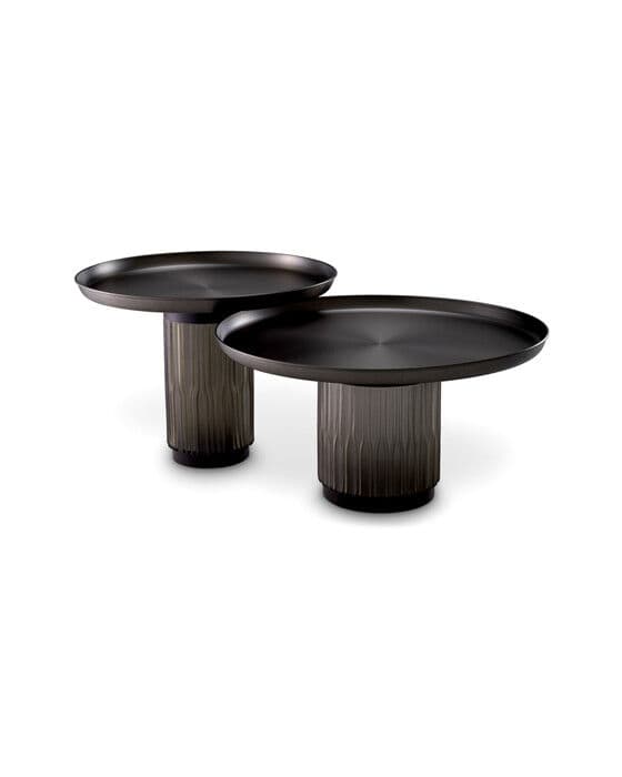 Zachary sohvapöytä gunmetal 2-osainen