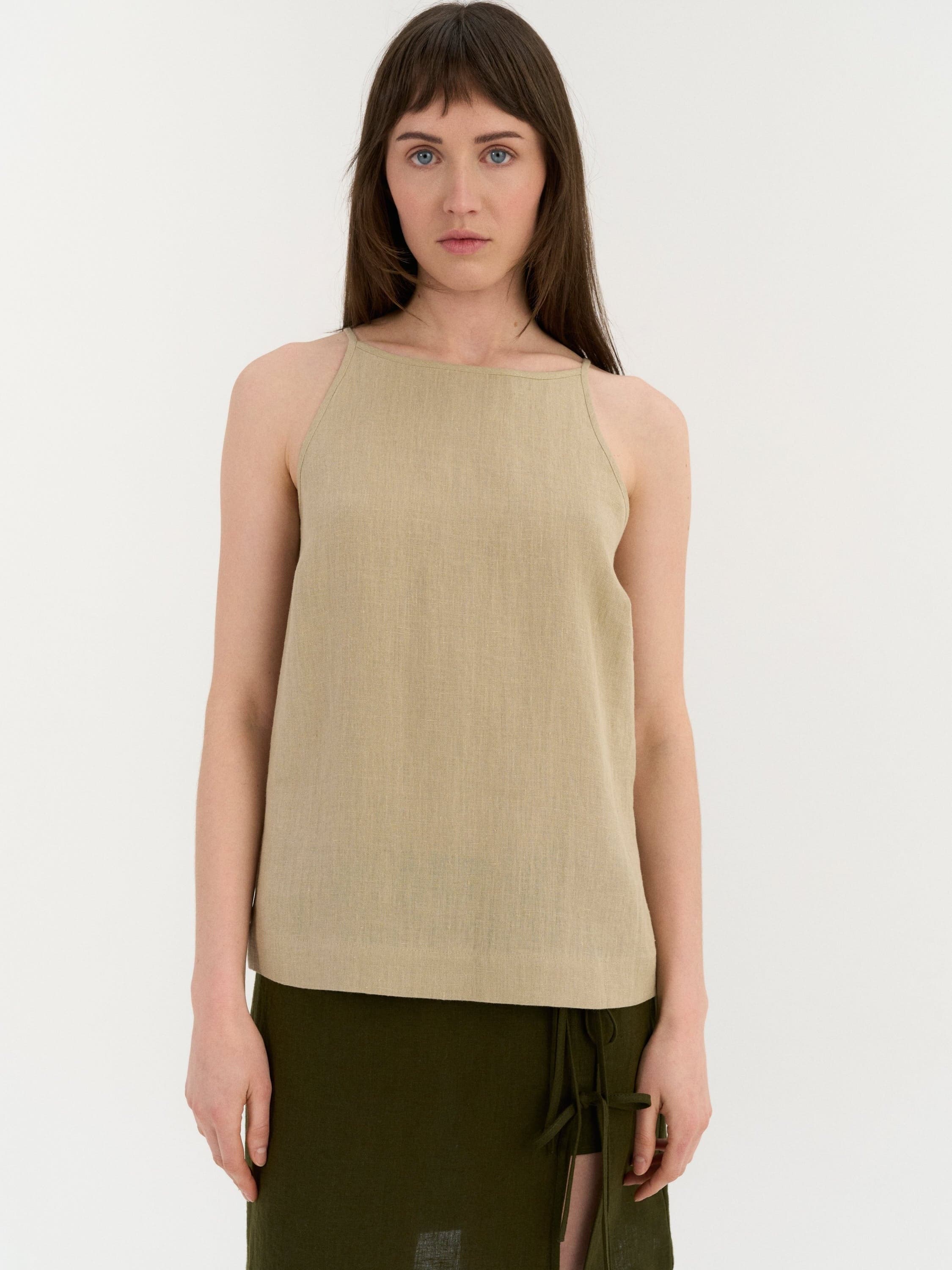 Daria Toppi Pellava Camel Beige