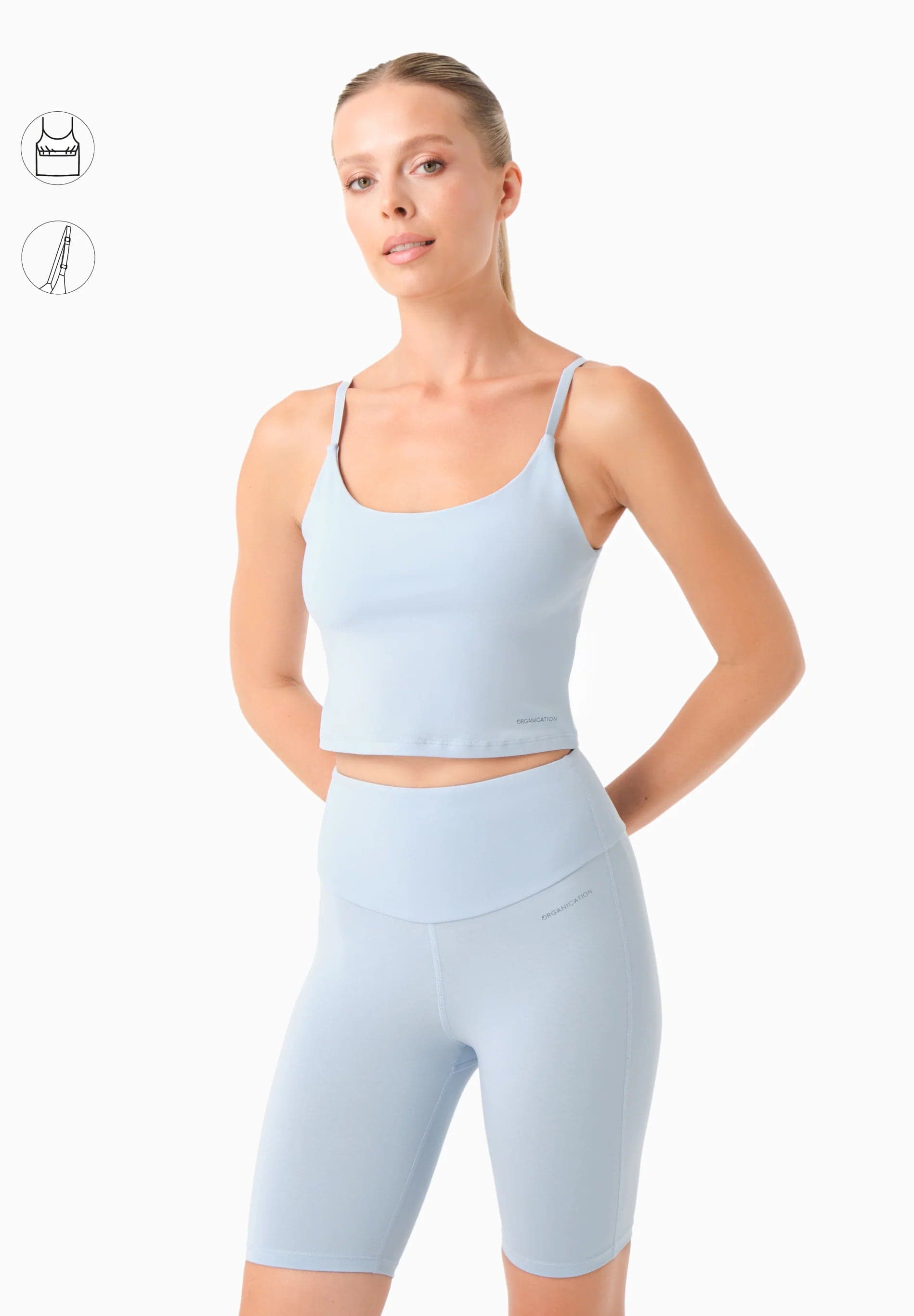 Tarra Croptoppi Seashell Blue – ORGANICATION