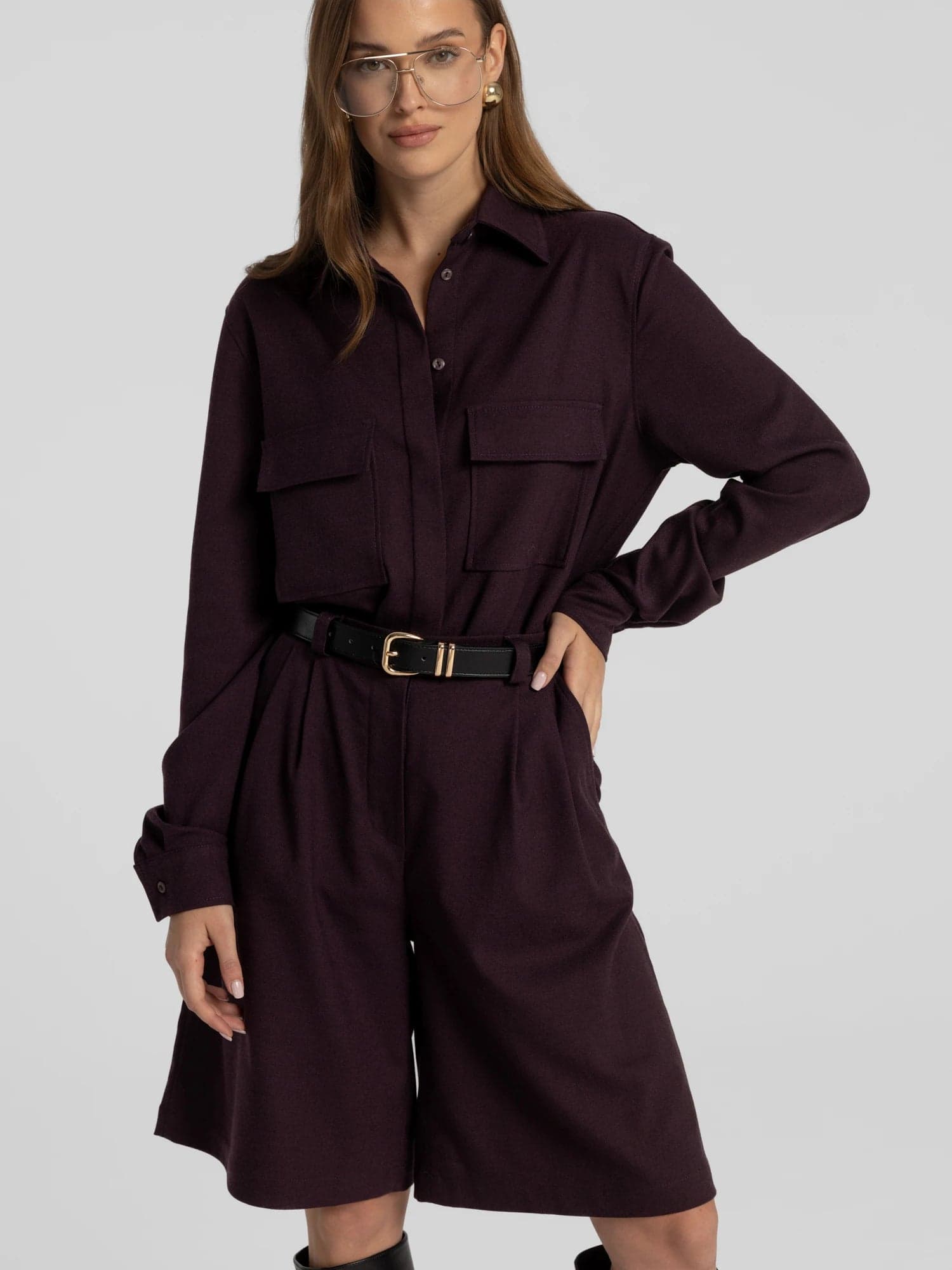 Omaro Bermudashortsit Violetti