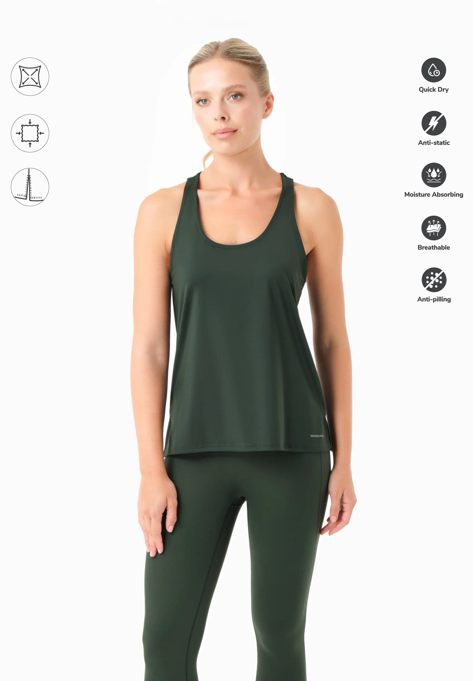 Tinna Sporty Toppi Amazonas Green – ORGANICATION
