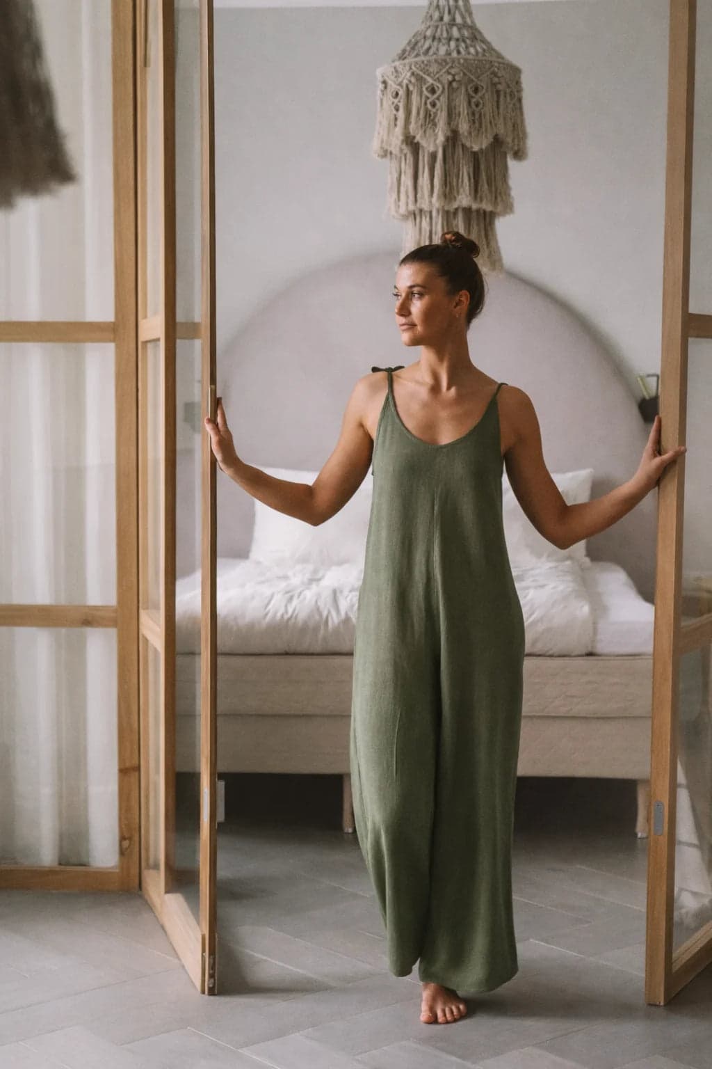 Ami Jumpsuit Green – NOLA