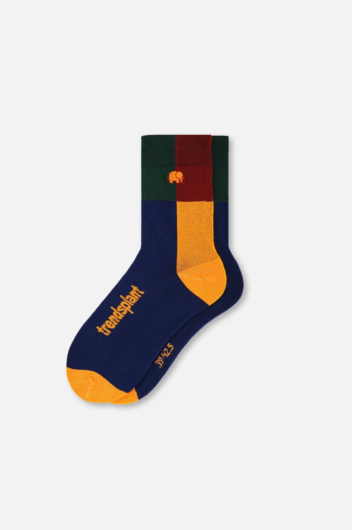 Color Block Light Crew Sukat Navy
