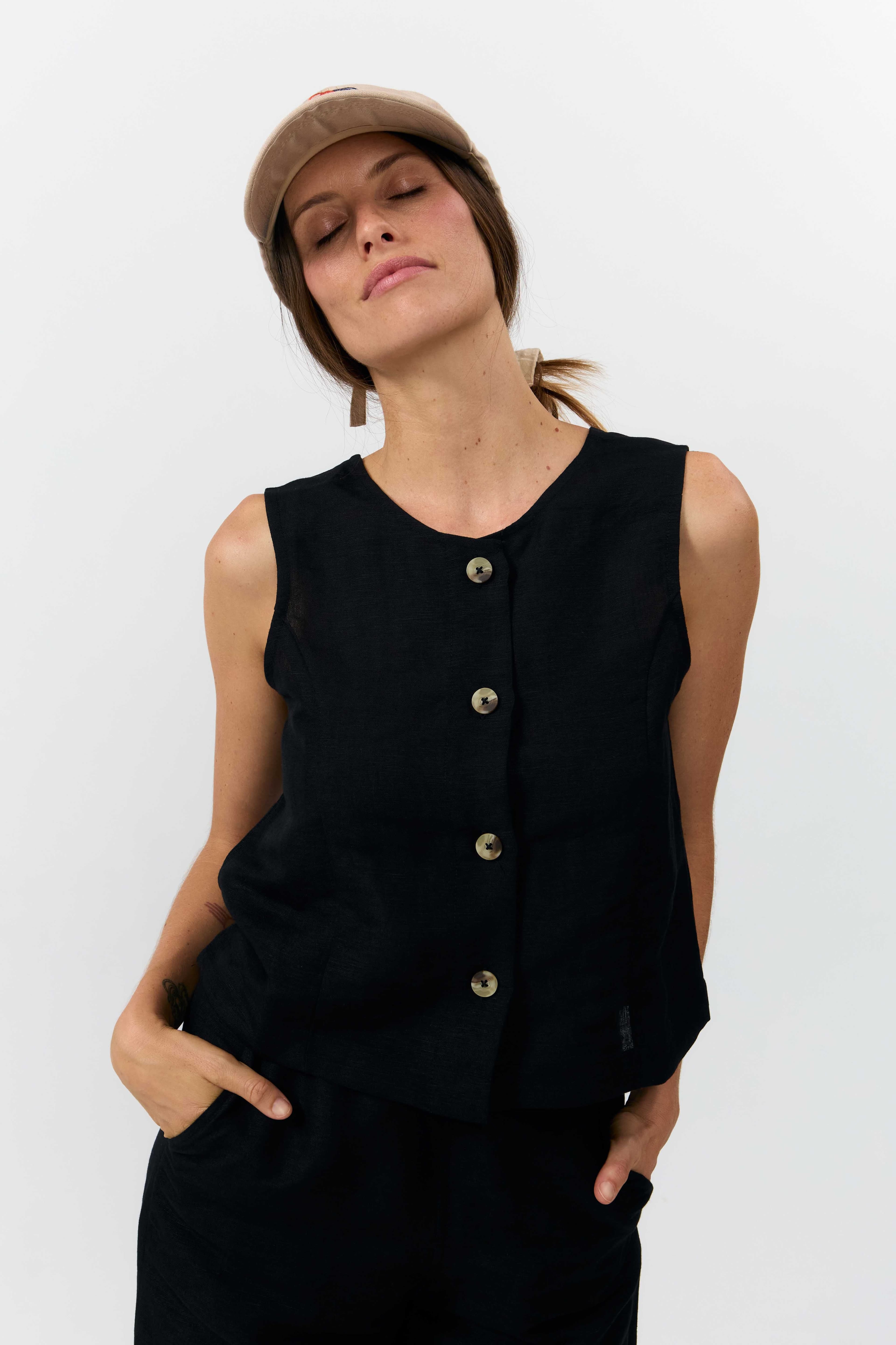 Fuji Top Black