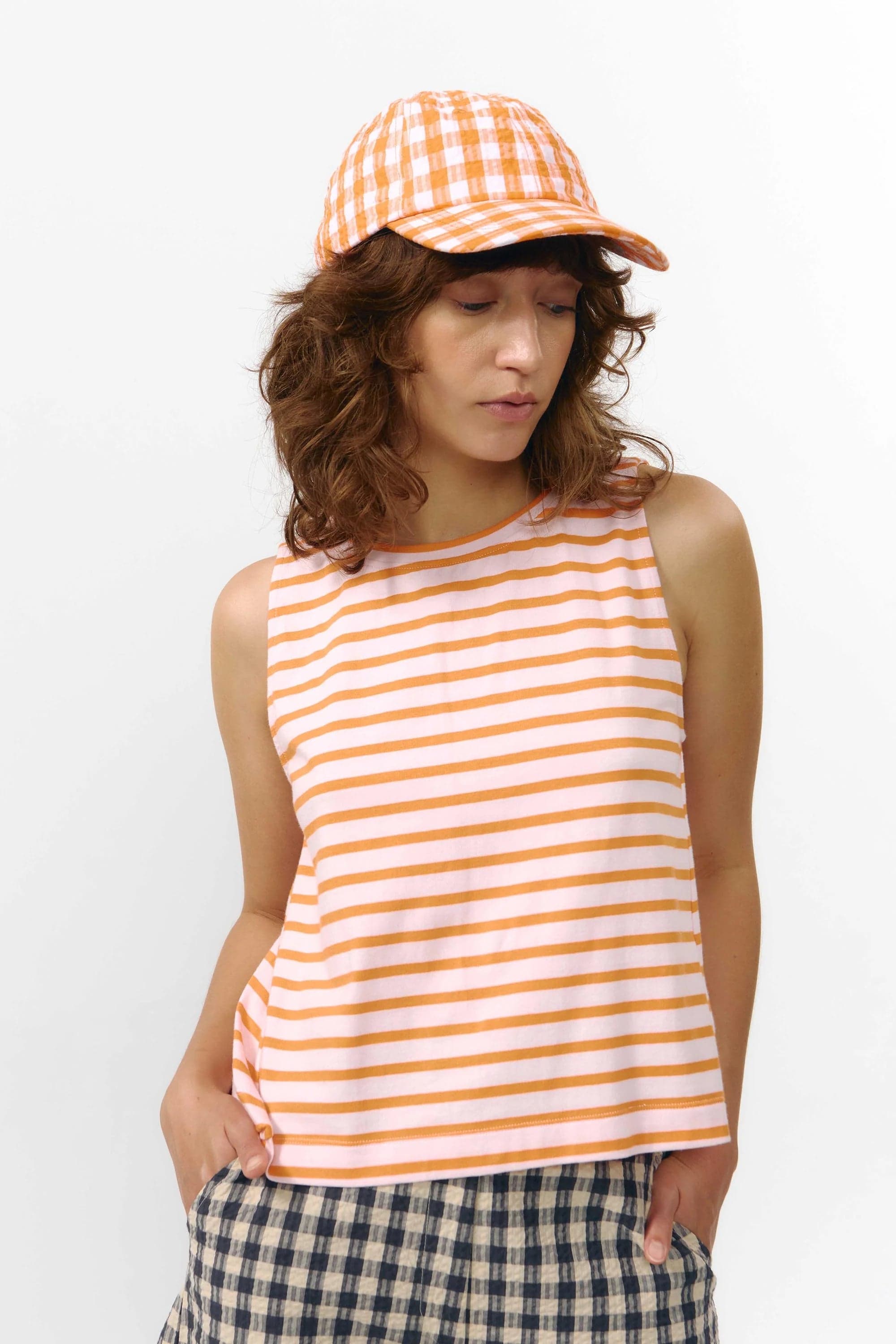 Sil Top Stripes Orange