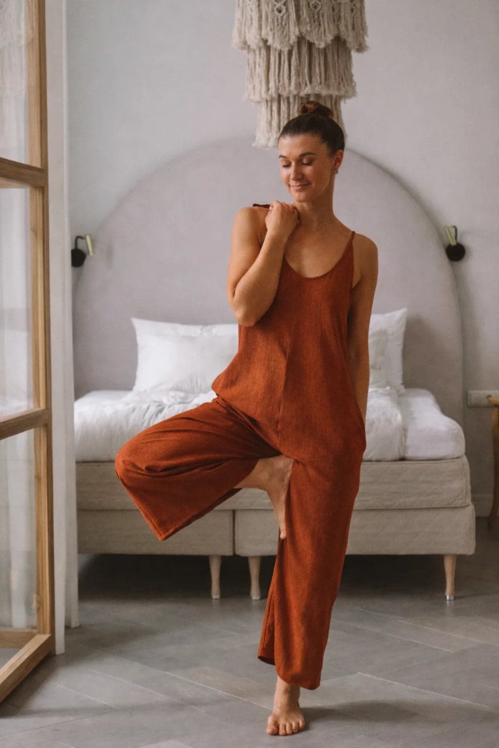 Ami Jumpsuit Brick Red – NOLA