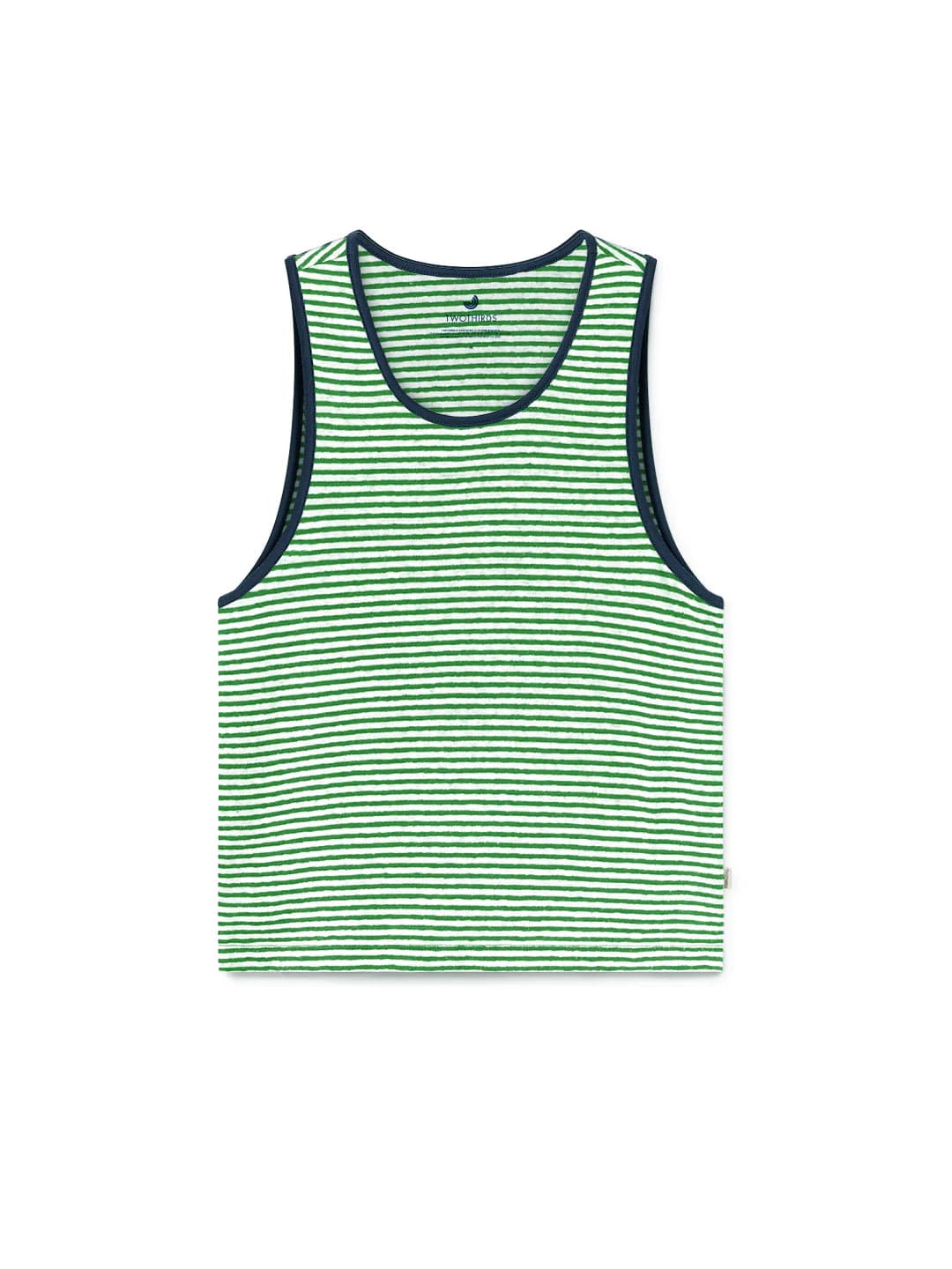 Flotta Top Green Stripes