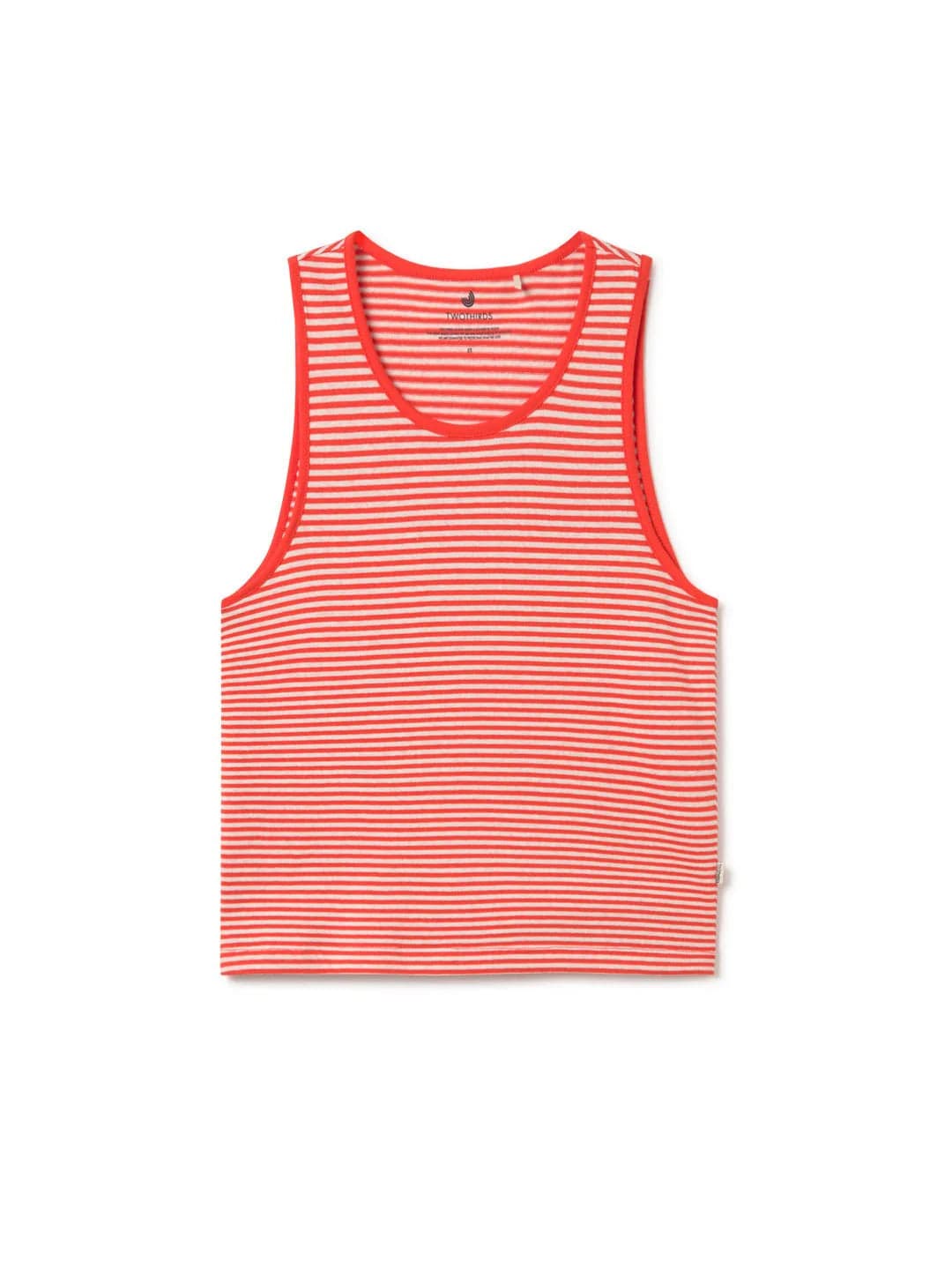 Flotta Top Bright Red Stripes