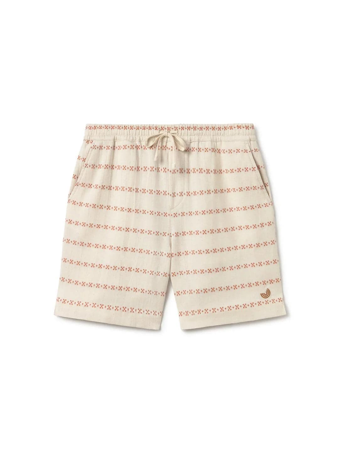 Neubukow Shortsit Ecru/Adobe Jacquard