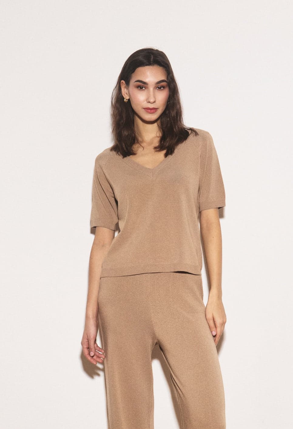 Amelié Blouse Taupe – Enteliér