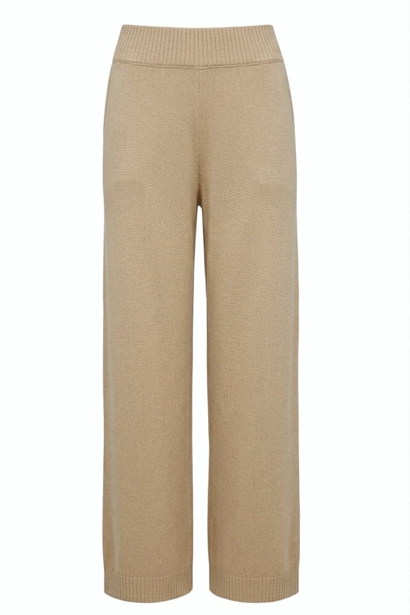 Amelié Knitted Pants Beige – Enteliér