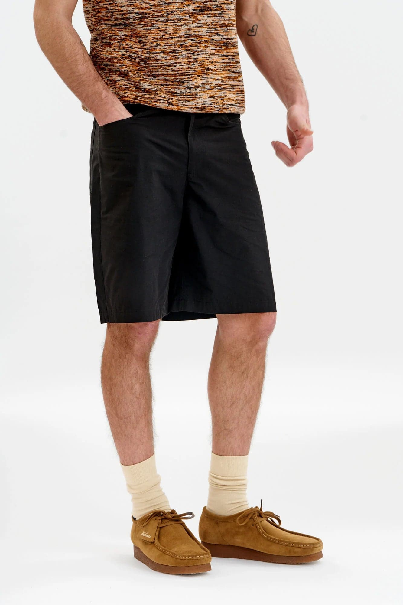 Jambo Poplin Short Black