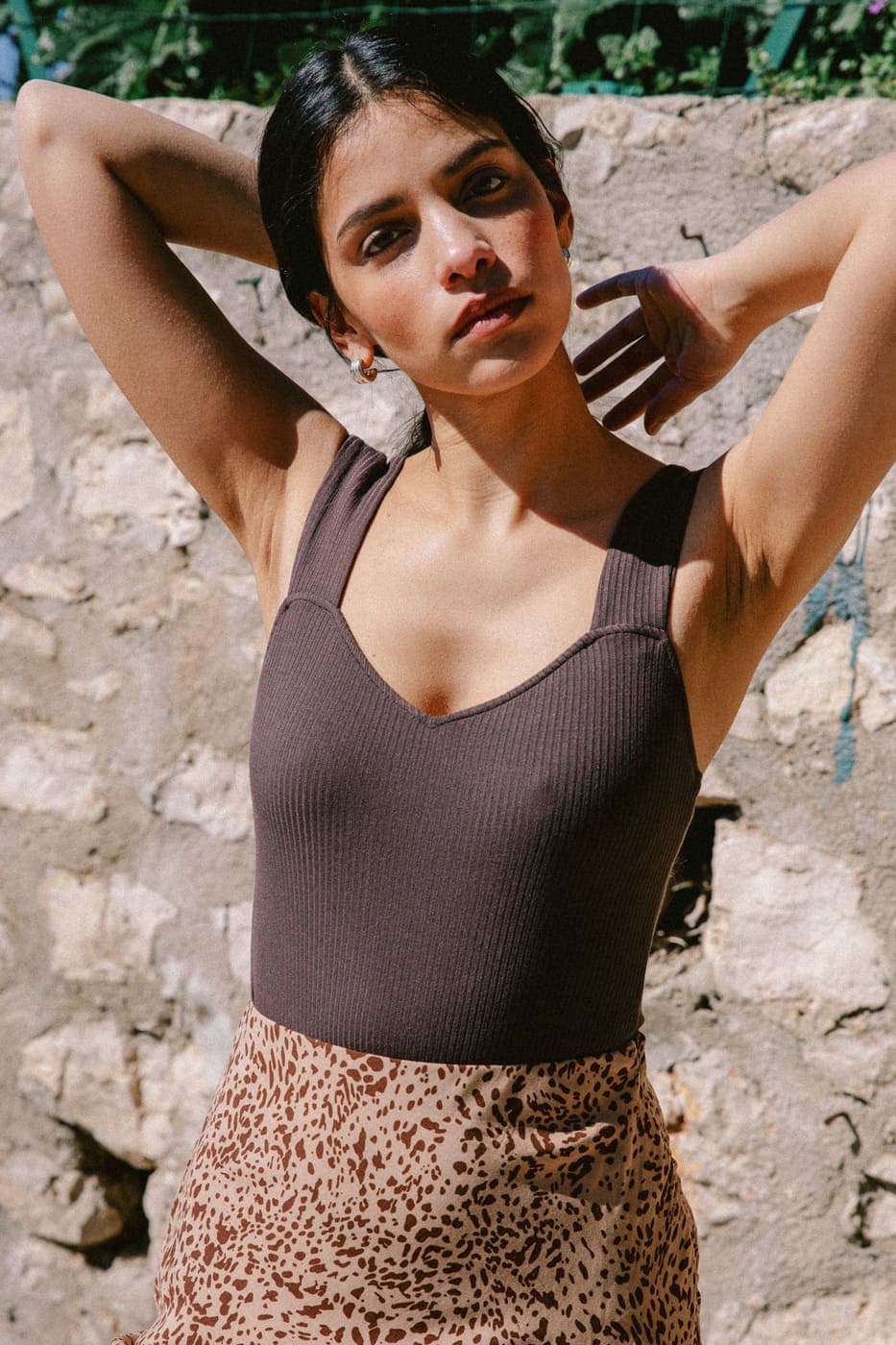 Alysse Bodysuit Brown – Avani
