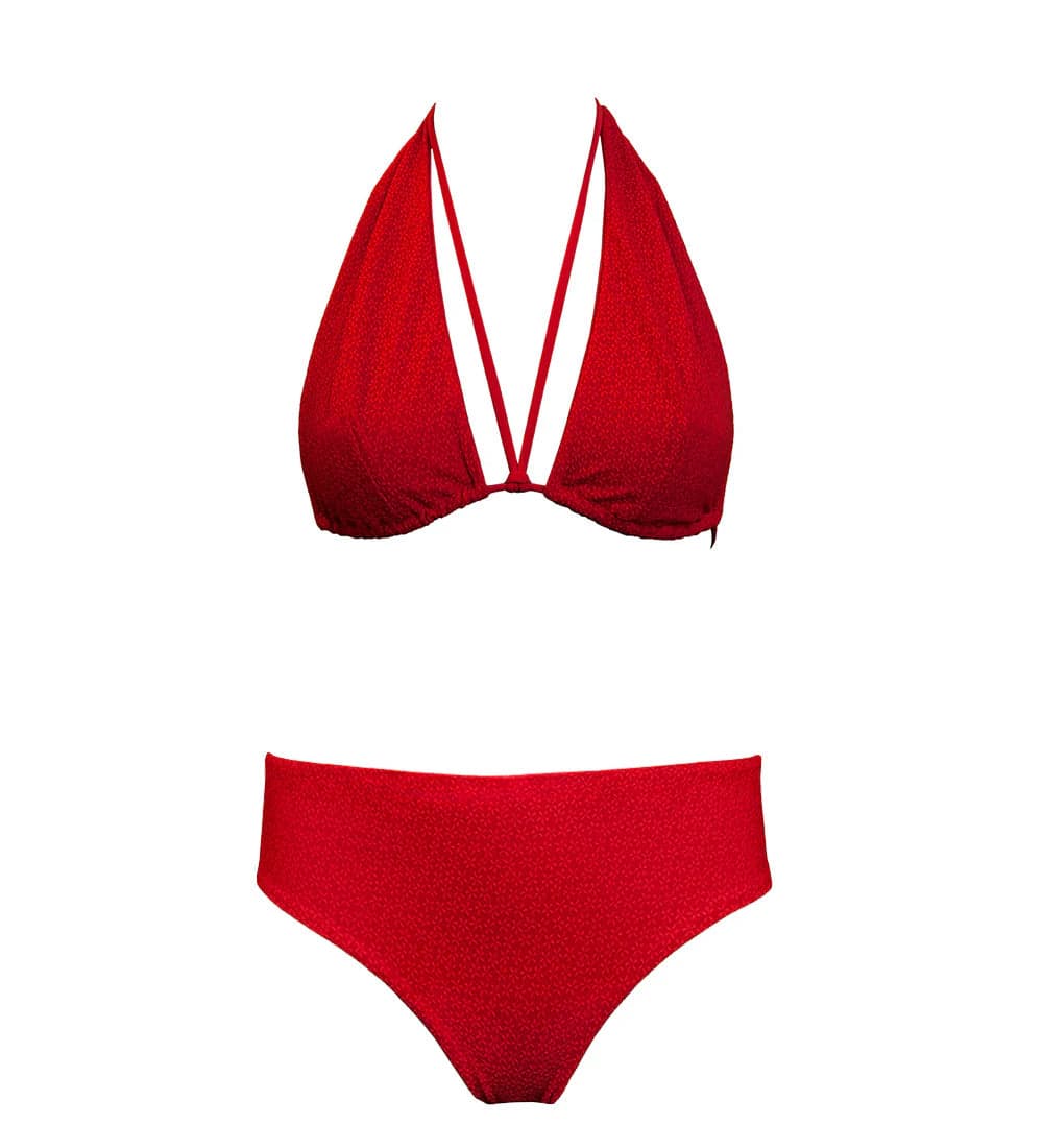 Versatile + Core Bikini Geraniuminpunainen