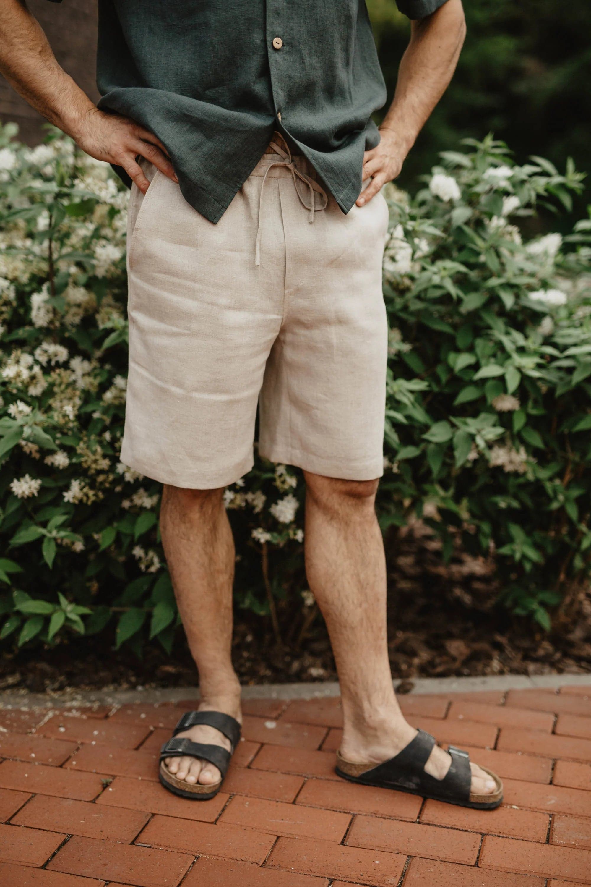 Tiklis Linen Shorts