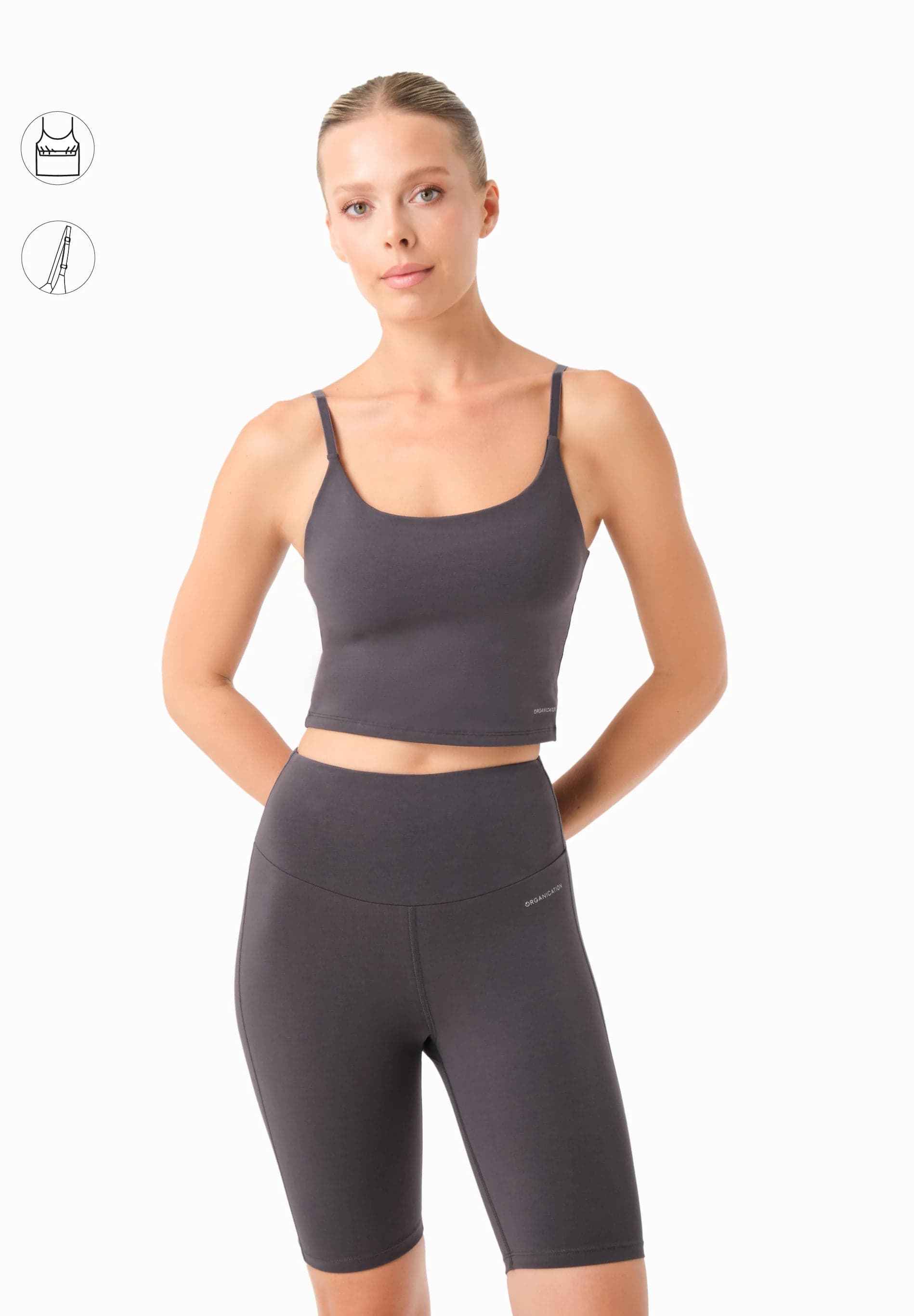 Tarra Croptoppi Shadow Grey