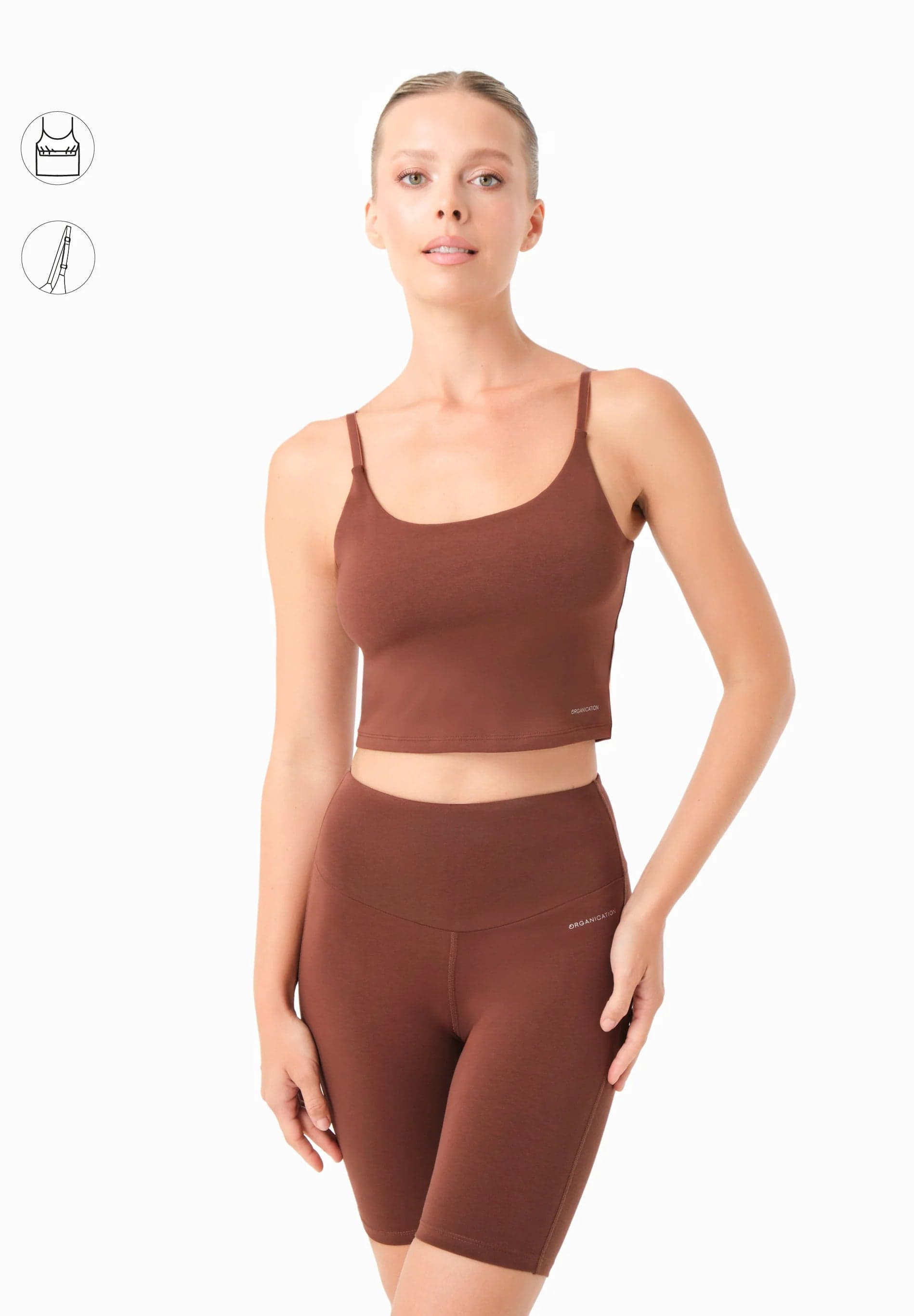 Tarra Croptoppi Coffee Brown