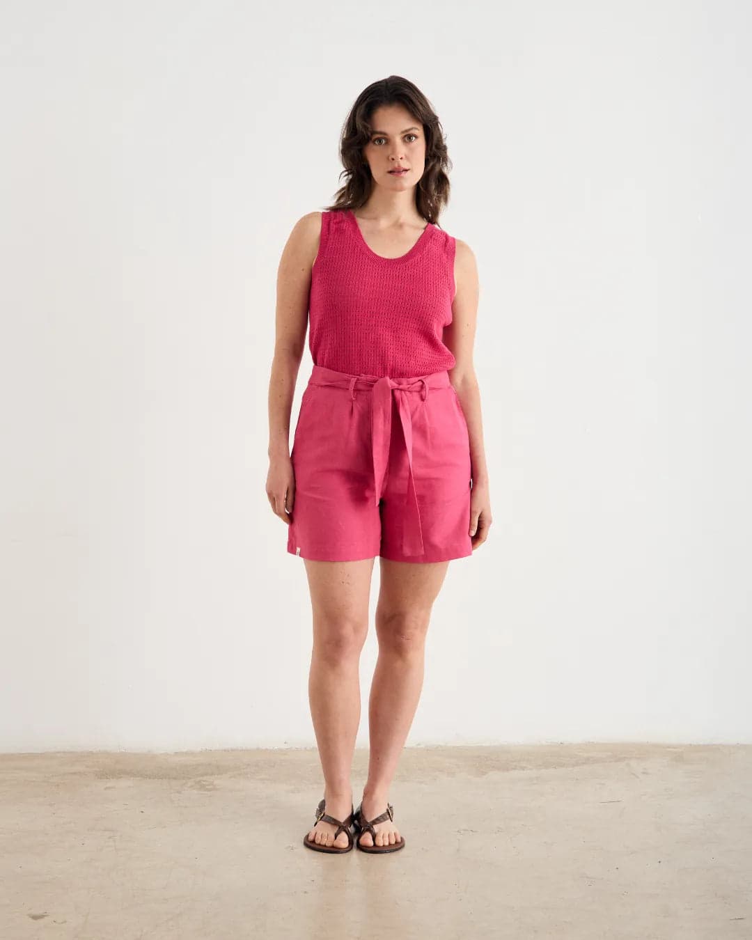 Fuchsia Cala Bermudashortsit Pinkki