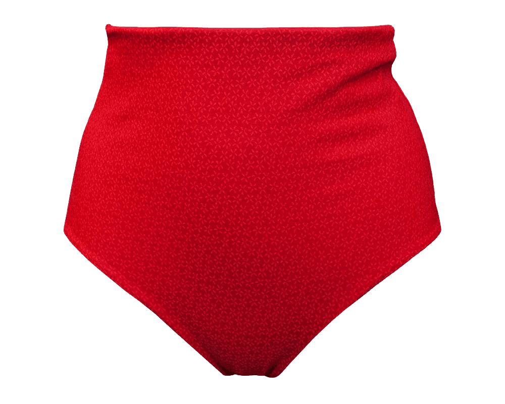 Core High Bikinihousut Geraniuminpunainen