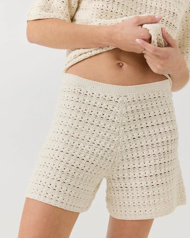 Vakaris Shorts Sea Salt White