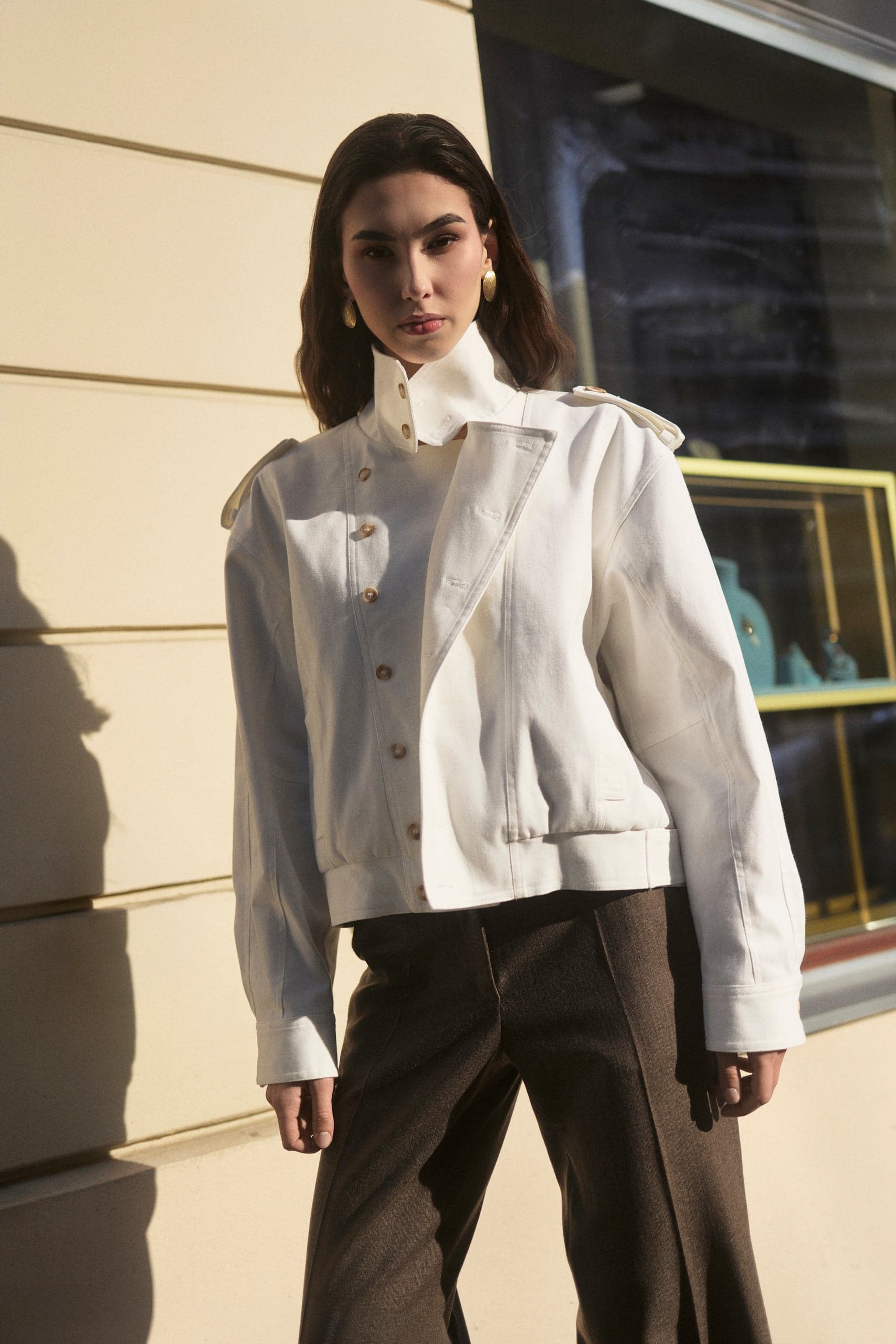 Antibes Jacket Off-white – Enteliér