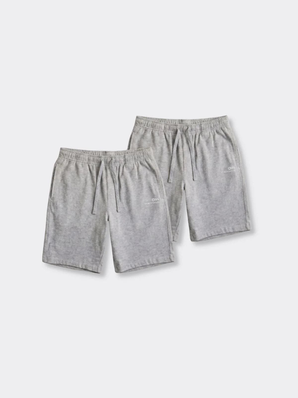 Men's Jersey Shorts 2-pack Grey