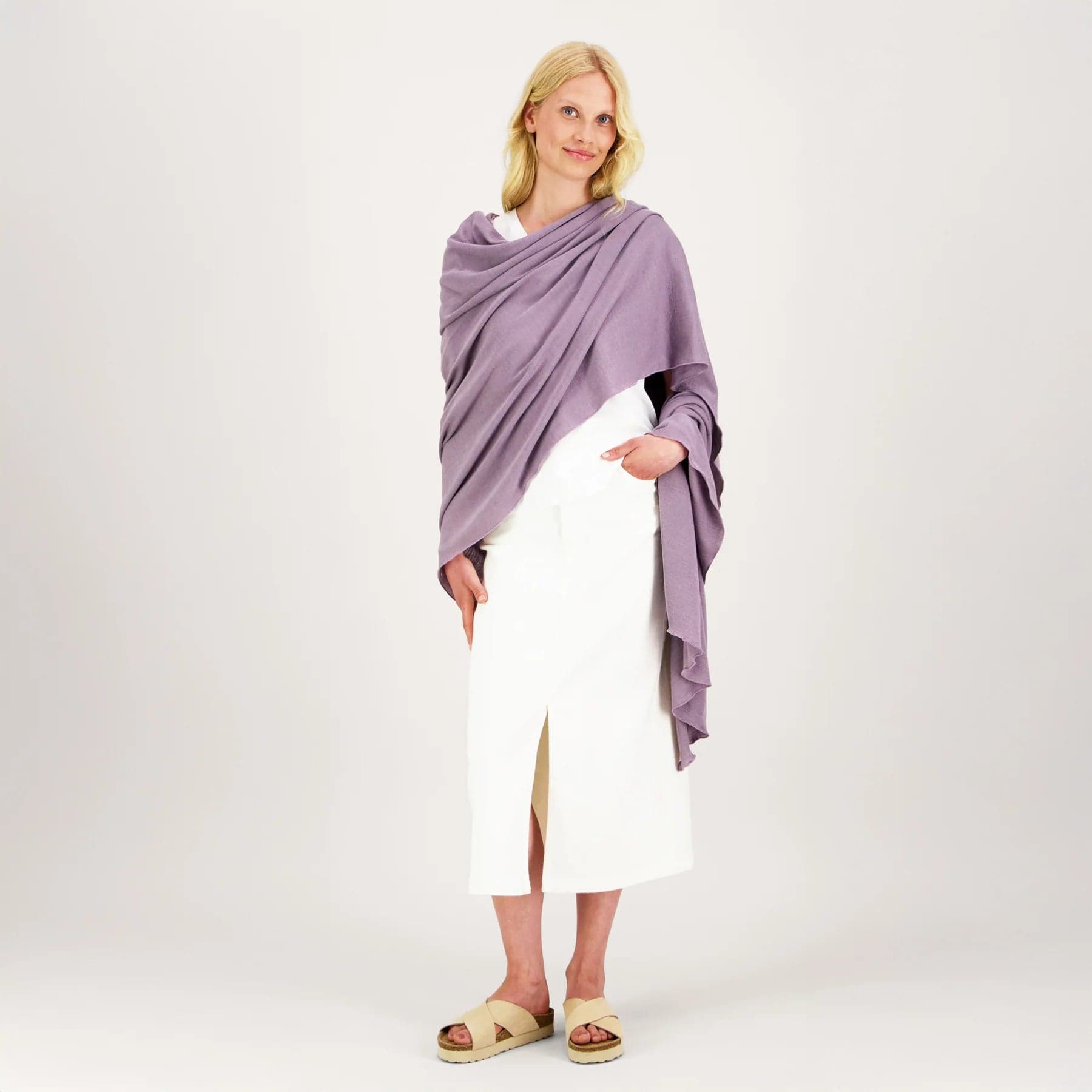 Kaiho Scarf Purple – Tam Silk