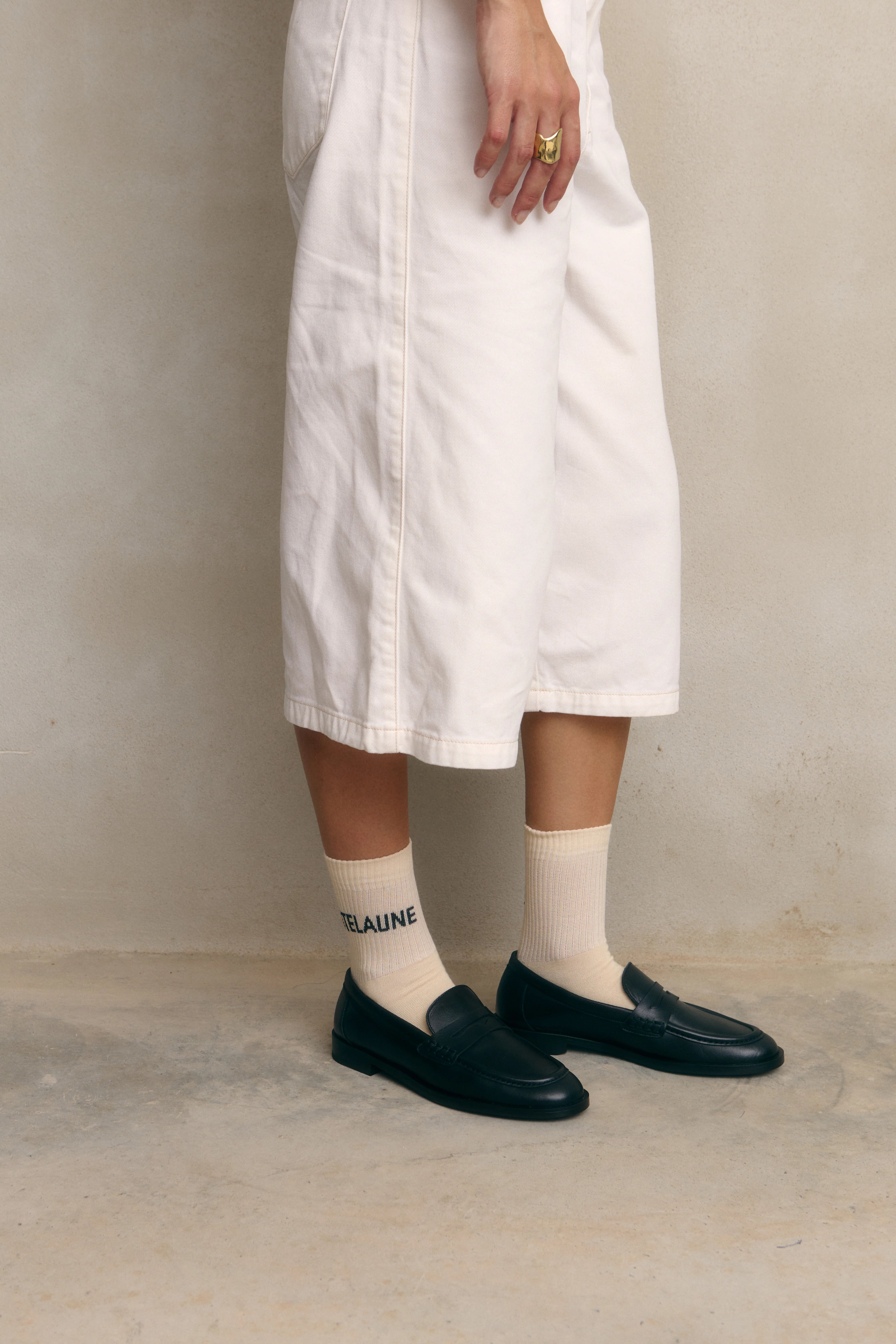 Jutelaune Logo Socks White
