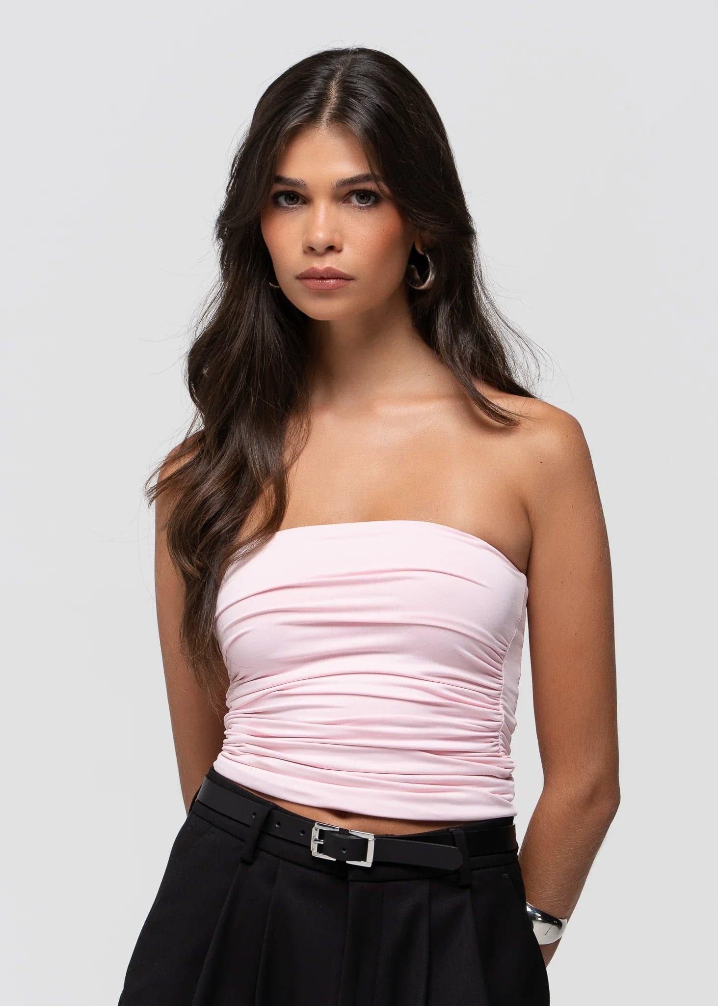 Noa Bandeau Top Baby Pink – GUAJA.