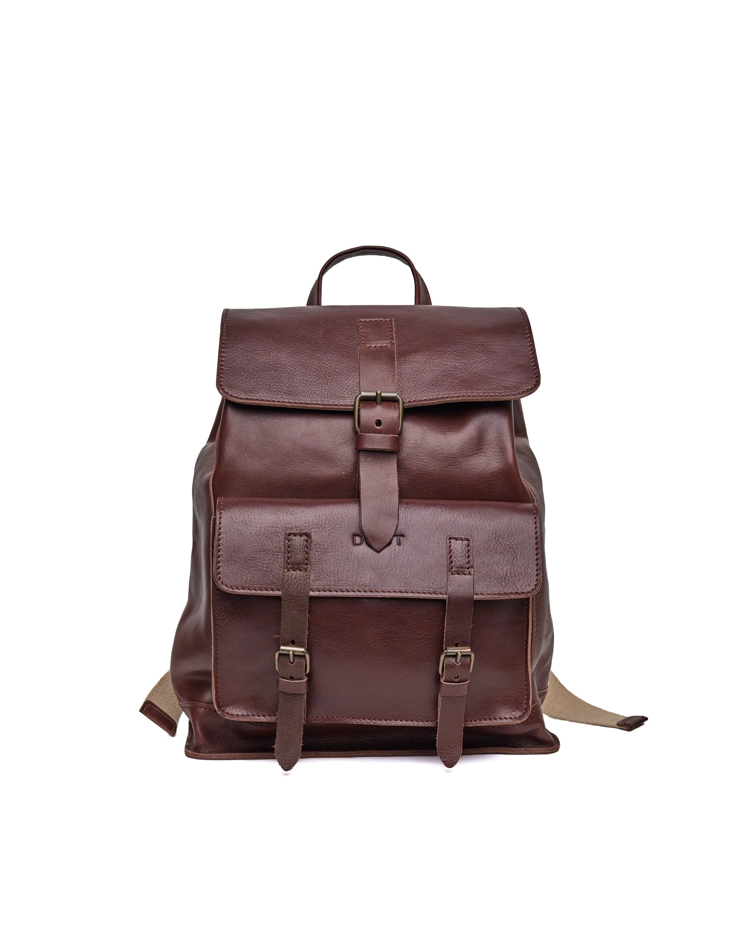 Cheyenne Collection Leather Backpack Dark Brown – THE DUST COMPANY