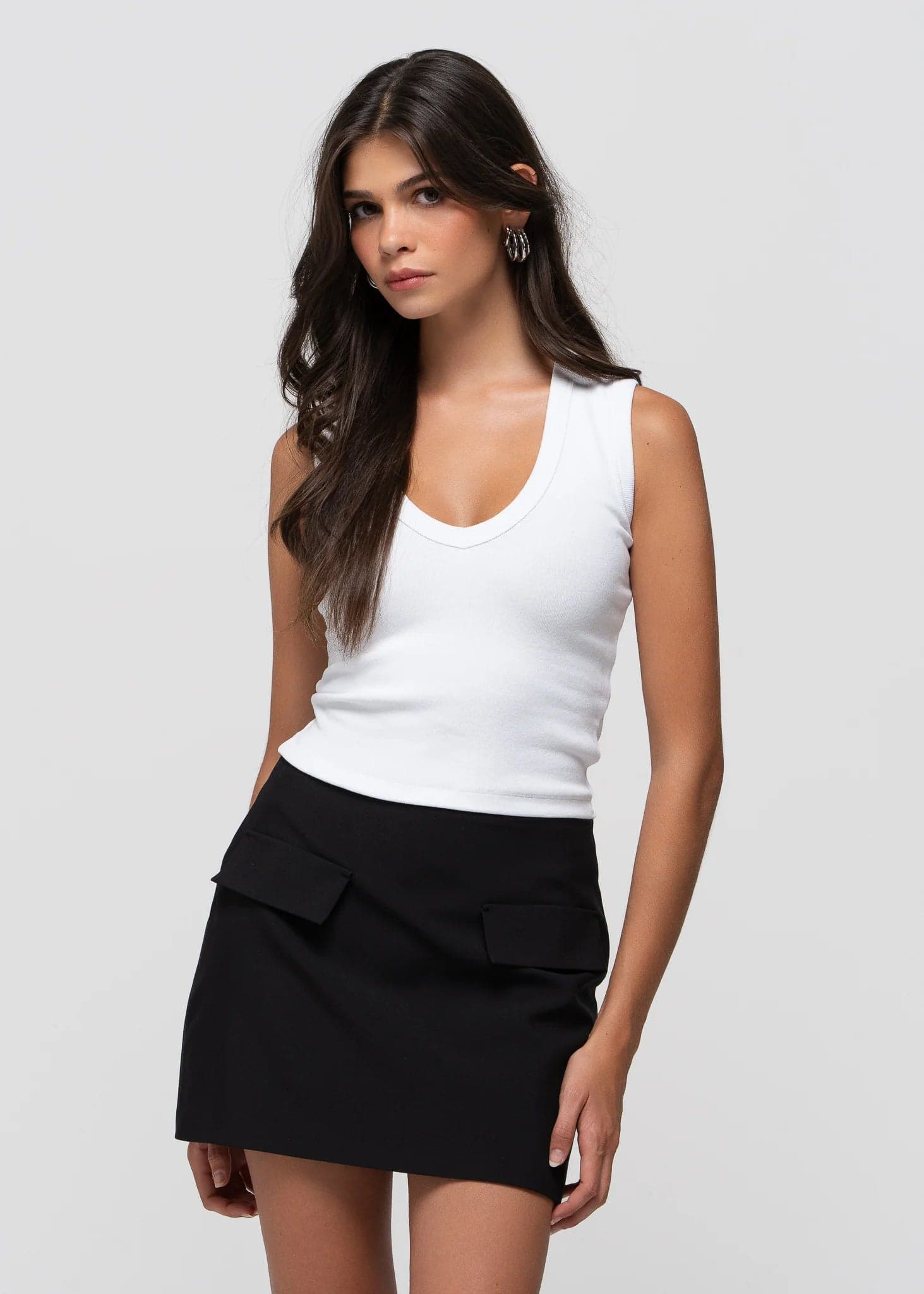 Jagger Mini Skirt Black – GUAJA.