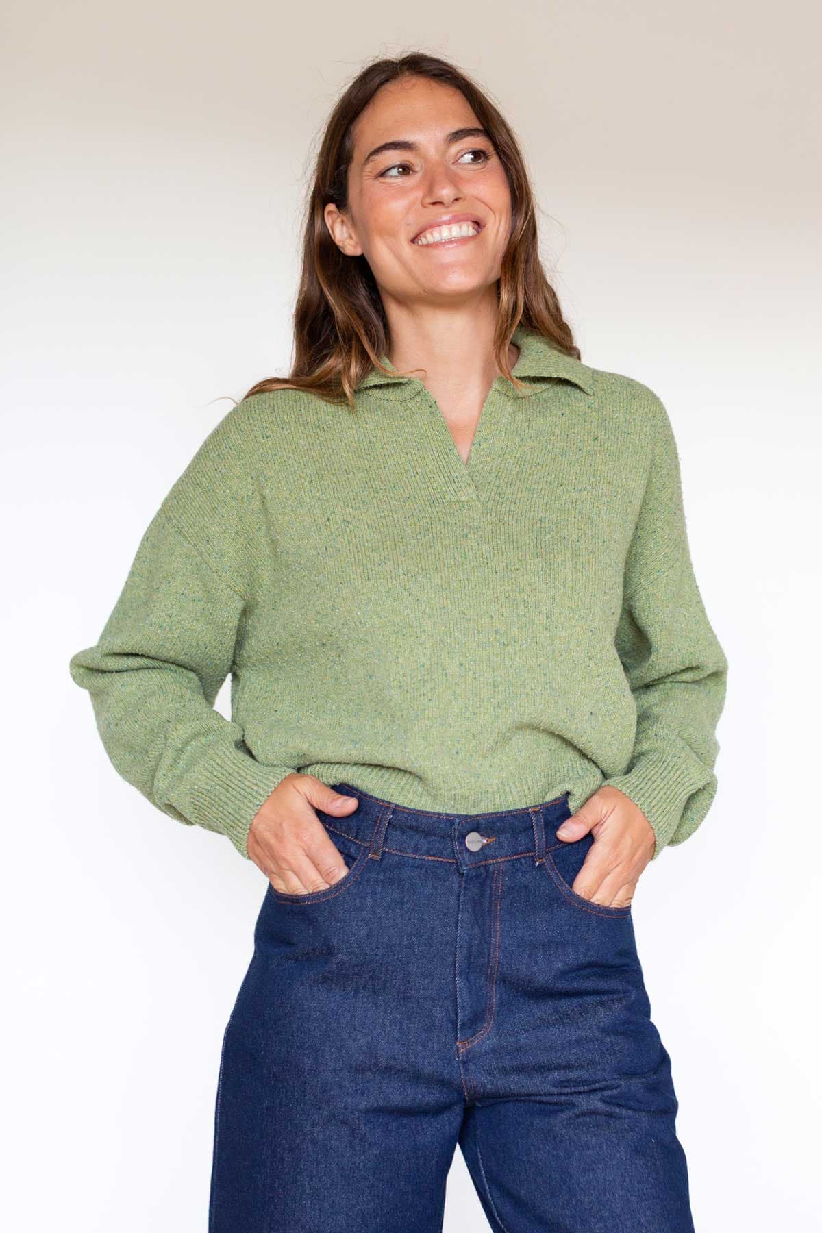 Anaga Knit Matcha – TWOTHIRDS