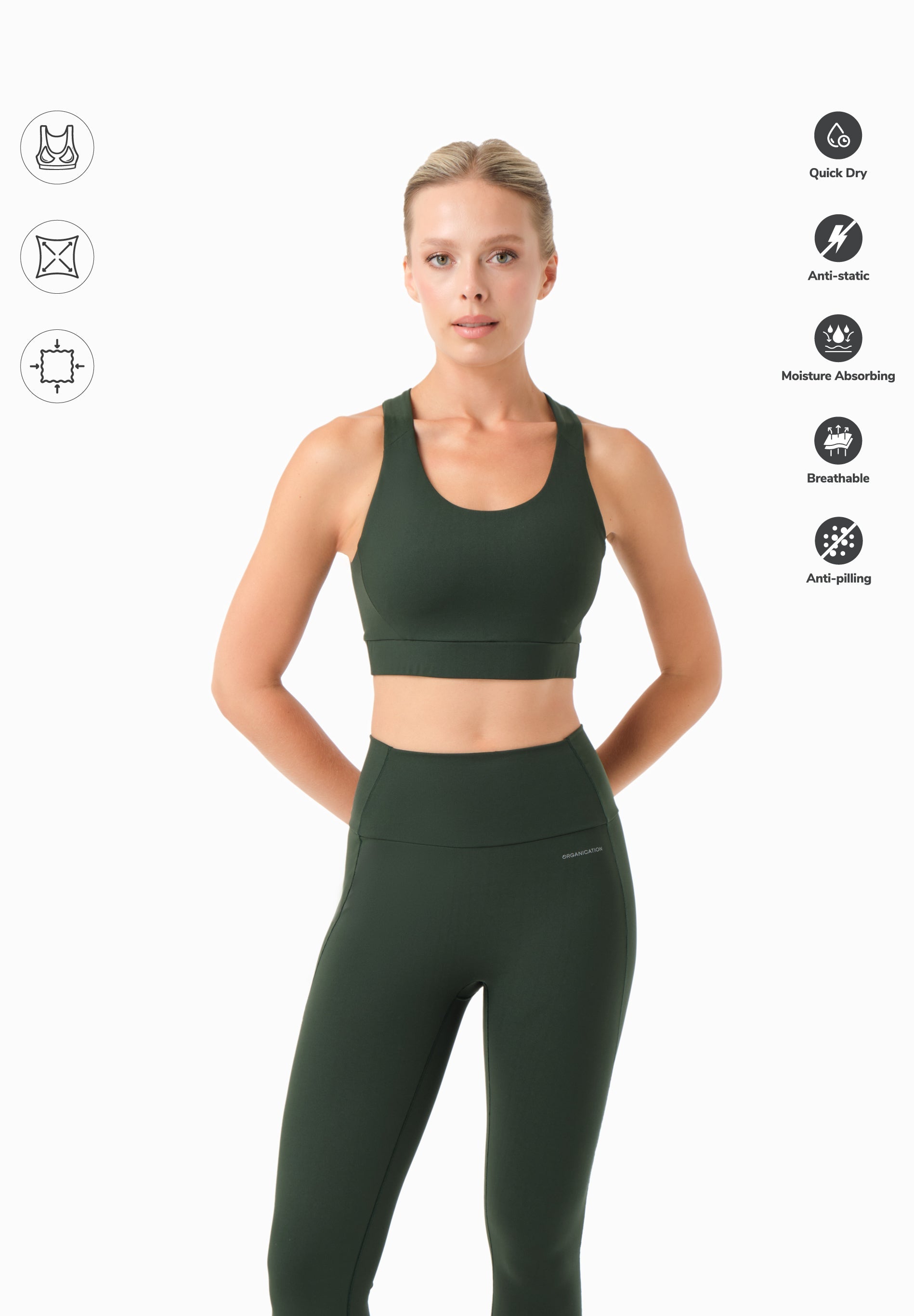 Bevinn Bralette Amazonas Green – ORGANICATION