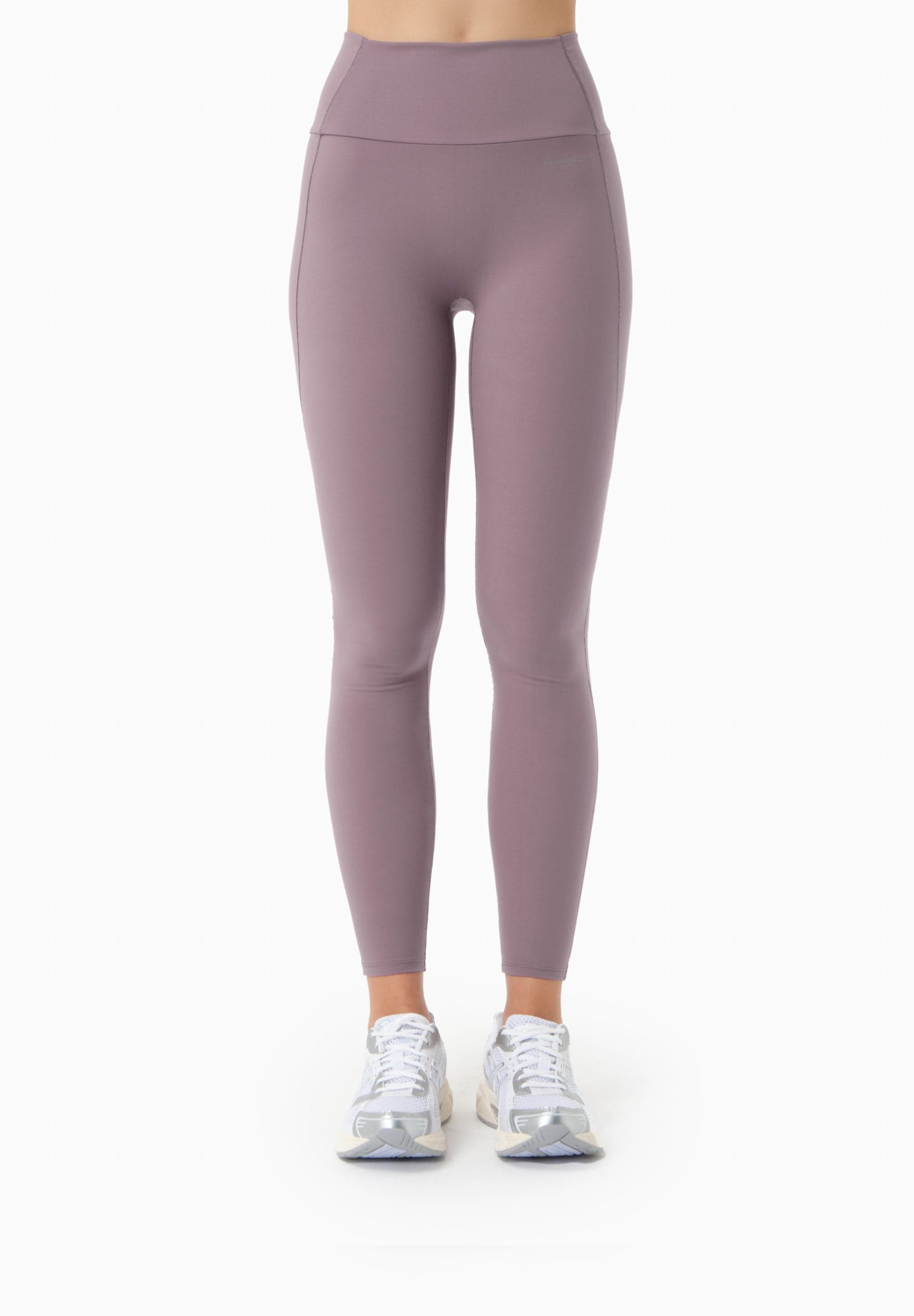 LINNDA Korkeavyötäröiset Leggingsit Dirty Liila – ORGANICATION