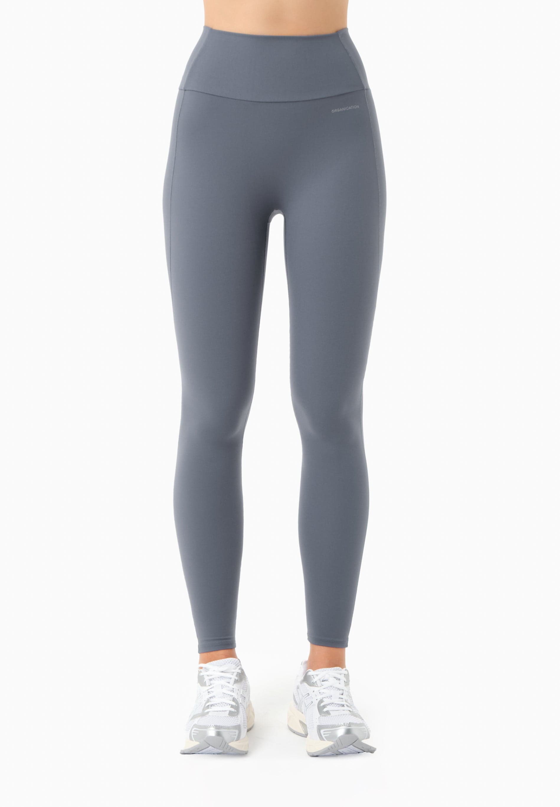 LINNDA Korkeavyötäröiset Leggingsit Pehmeä Indigo – ORGANICATION