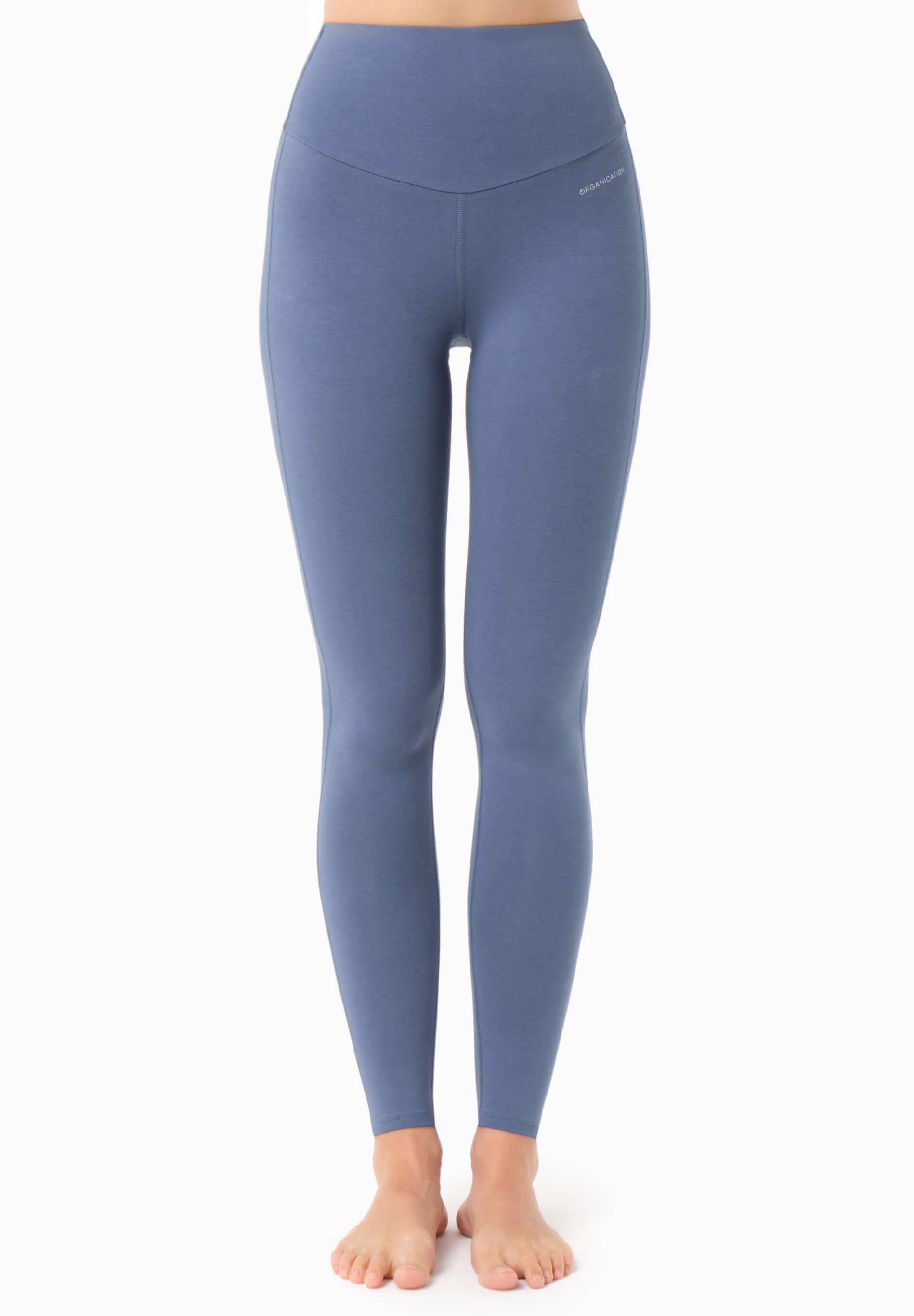 Luccy Treenileggingsit Vaalea Laivastonsininen – ORGANICATION